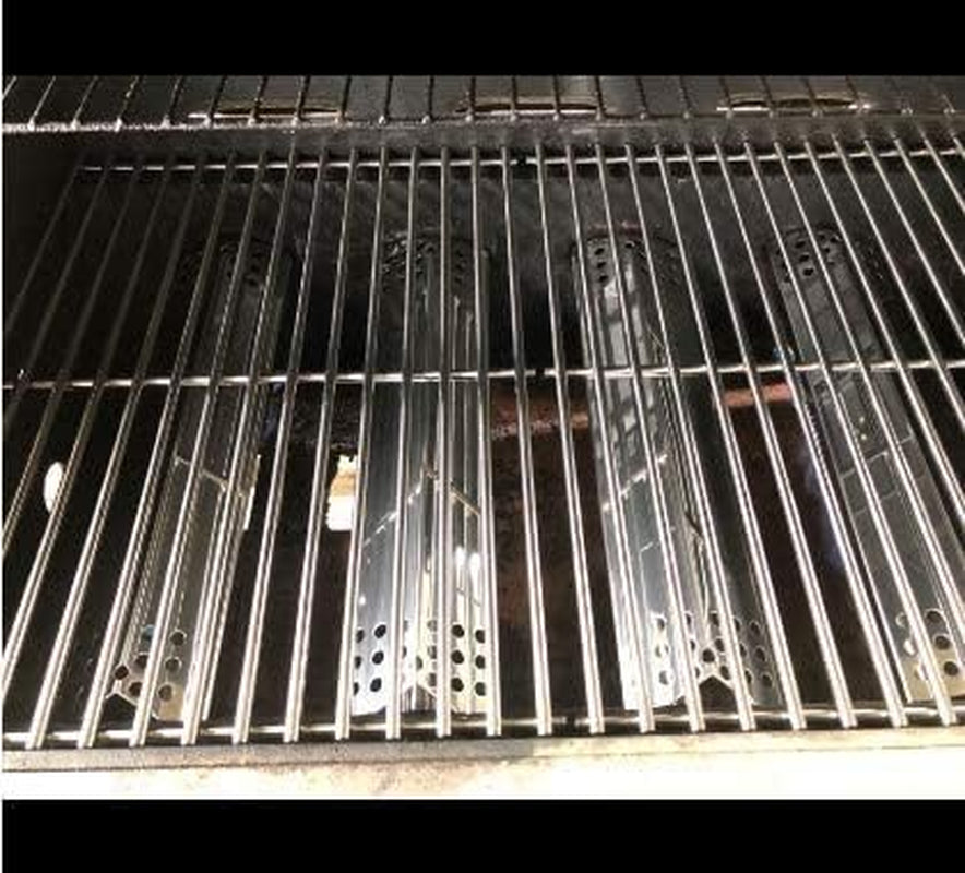 14 9/16" Grill Heat Plates for Nexgrill Replacement Parts 4 Burner 720-0830H 720-0925PG 720-0830X 720-0925P 720-0789H, Grillmaster 720-0697 720-0737, Kenmore 720-0830A 122.33492410 Gas Molels